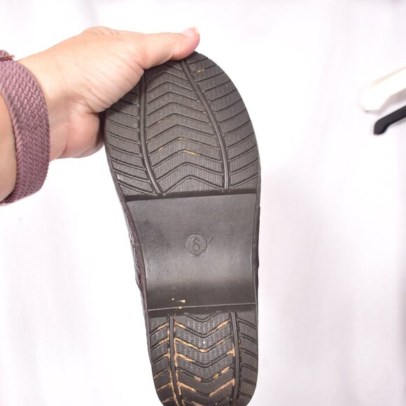 Ingaro Women’s Loafers Size 6M Brandy Croc Embossed Leather Slip-On Comfort Shoe - Picture 10 of 10